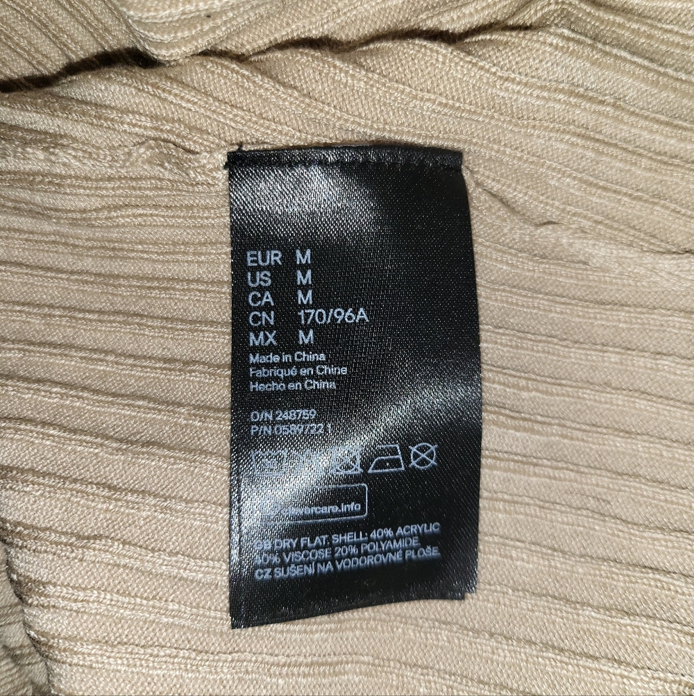 H&M Ribbed Crop Tops 3 Pcs - Picture 10 of 10